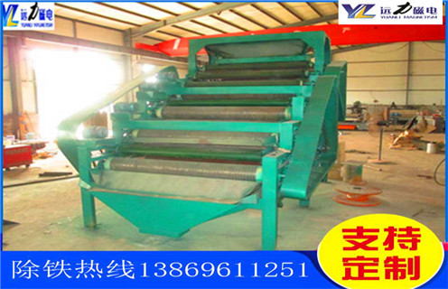 鐵礦石干選磁選機，云南鐵礦石干選磁選機_遠力云南鐵礦石干選磁選機使用注意事項磁場分布圖